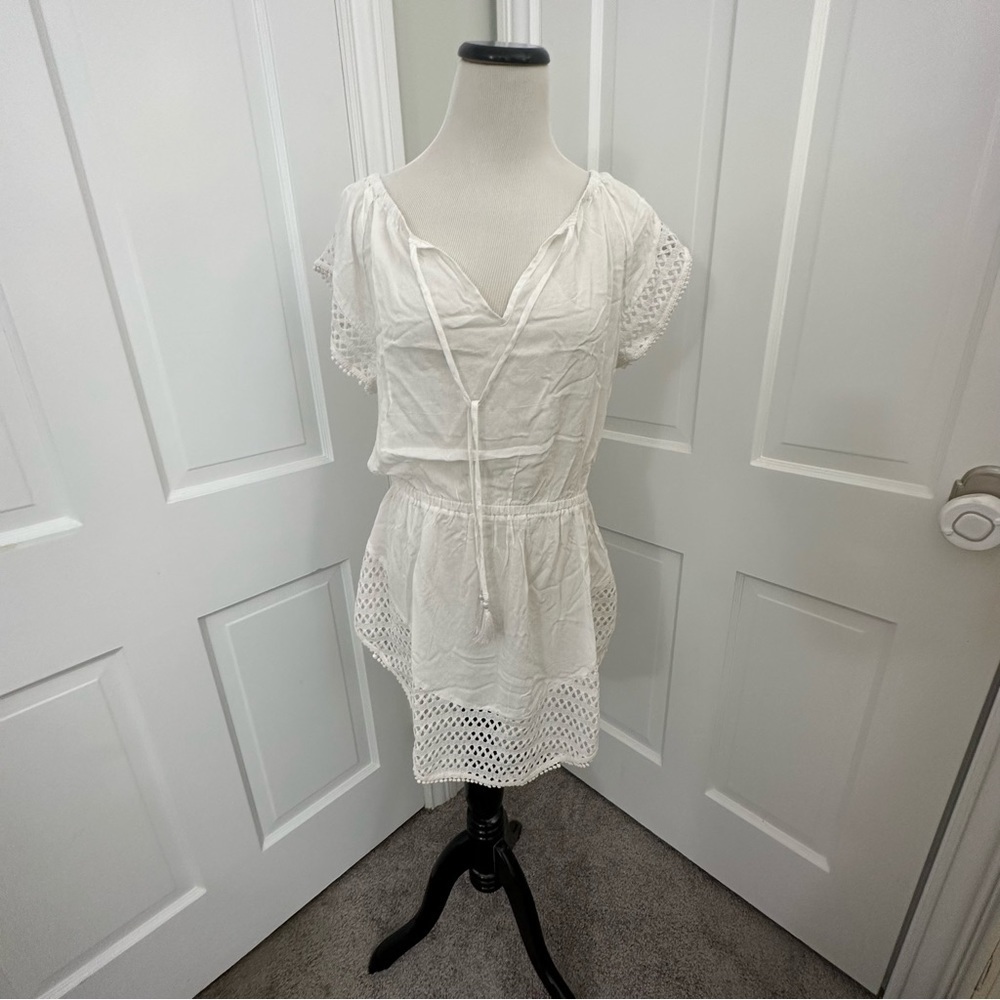 NEW Victoria Secret Cover-Up WHITE for bikini one piece swimsuit coverup Small